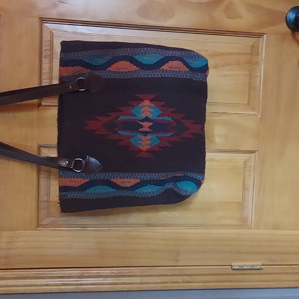 Aztec-Inspired Multicolor Tote Bag - Picture 2 of 2